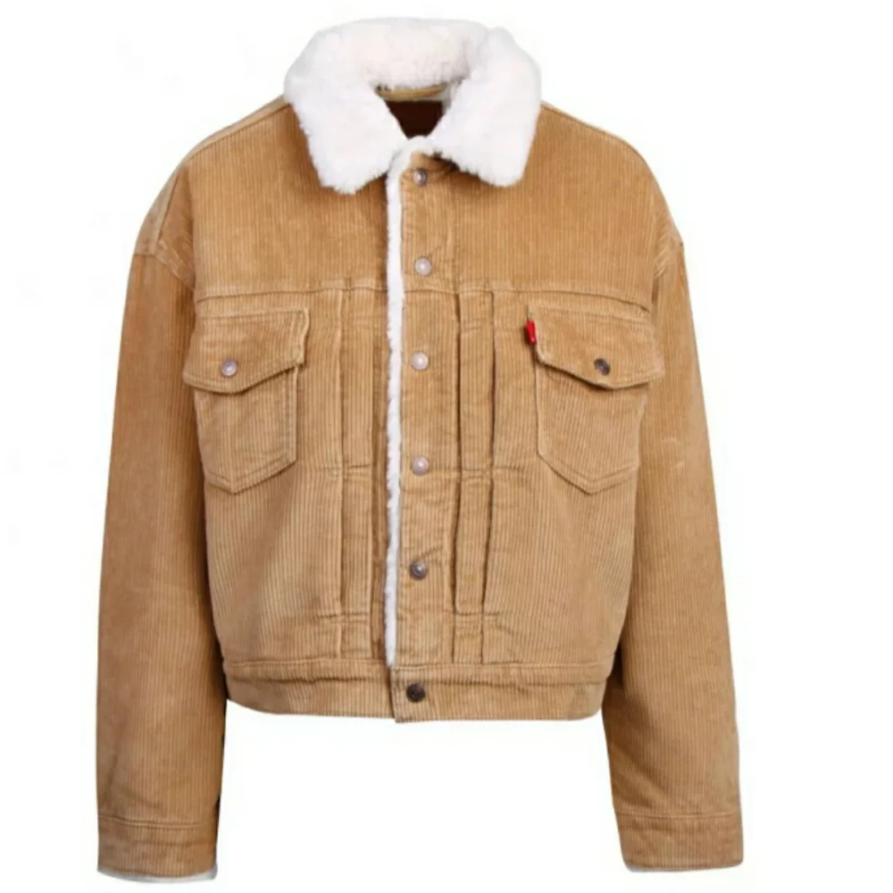 🎉HP!🎉 💎NWT Levi's Iced Coffee Corduroy Trucker Jacket - Picture 12 of 16